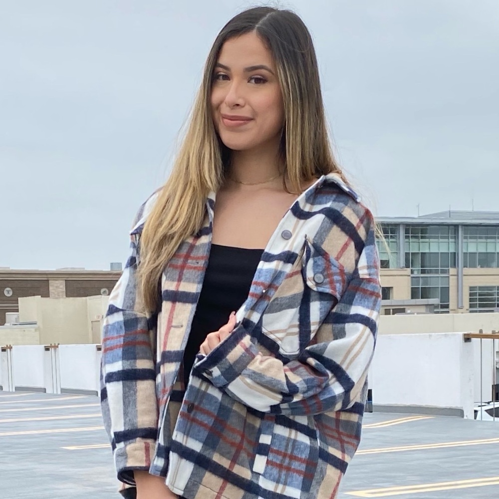 Zara Multicolor Plaid Overshirt